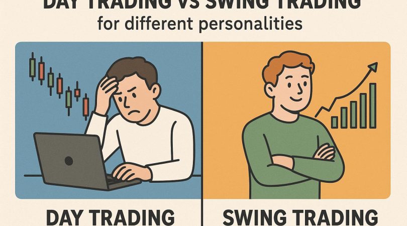 Day trading versus swing trading for different personalities
