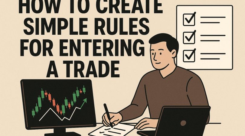 How to create simple rules for entering a trade
