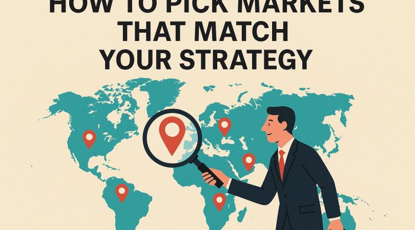 How to pick markets that match your strategy