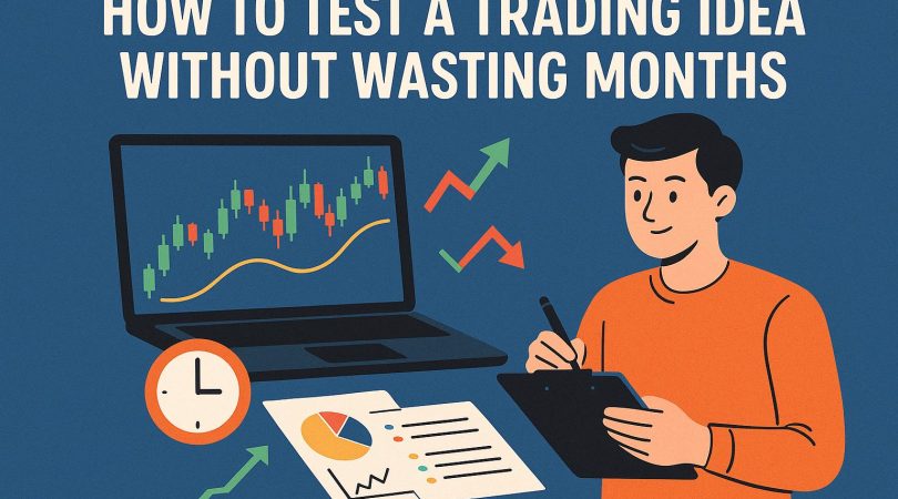How to test a trading idea without wasting months