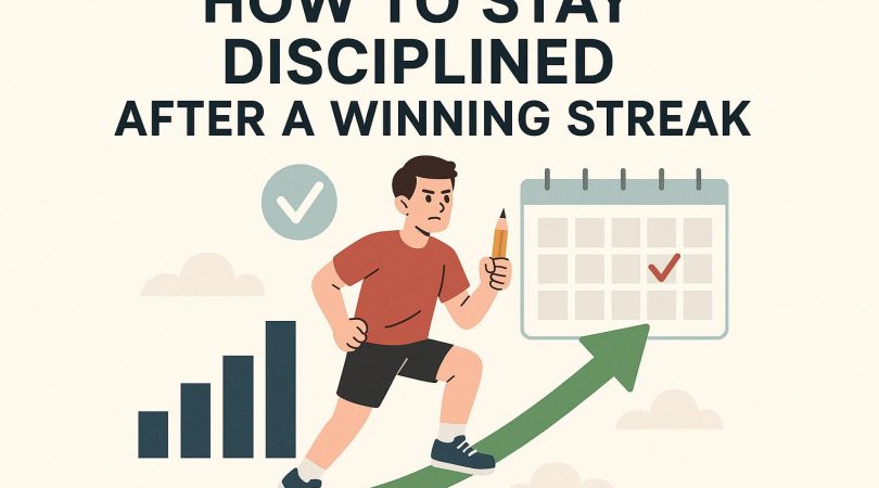 How to stay disciplined after a winning streak